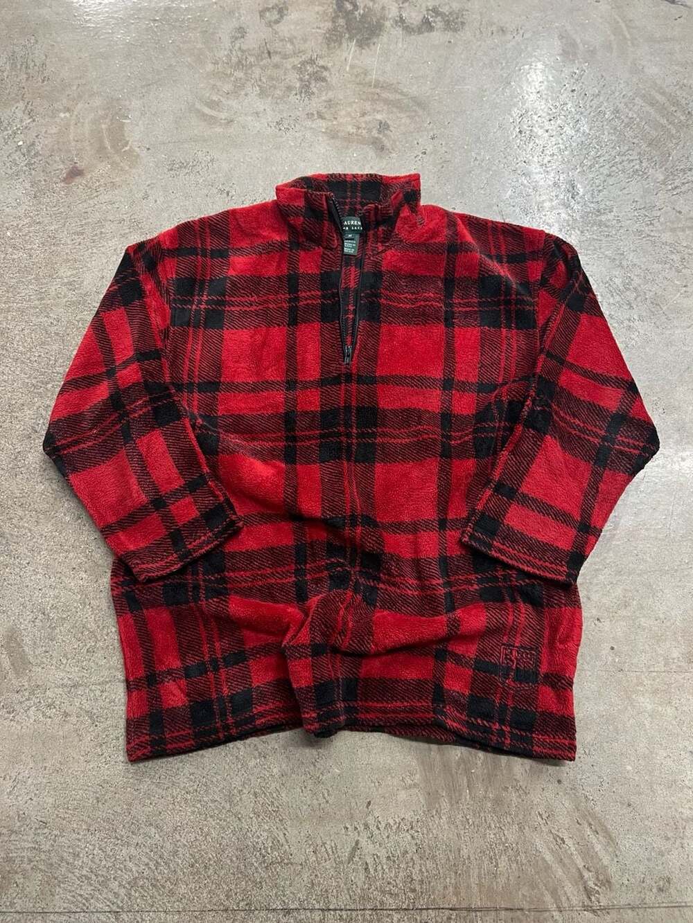 Ralph Lauren Fleece Buffalo Pattern Flannel Sweater